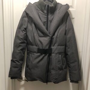 Toboggan Canada Charcoal Belted Puffer Jacket